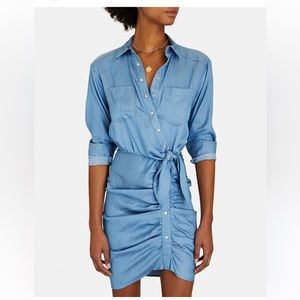 VERONICA BEARD SIERRA RUCHED DRESS